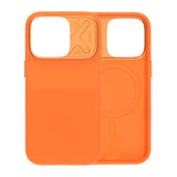 iPhone 16 Pro Cover Silikone Kamerabeskyttelse MagSafe Orange