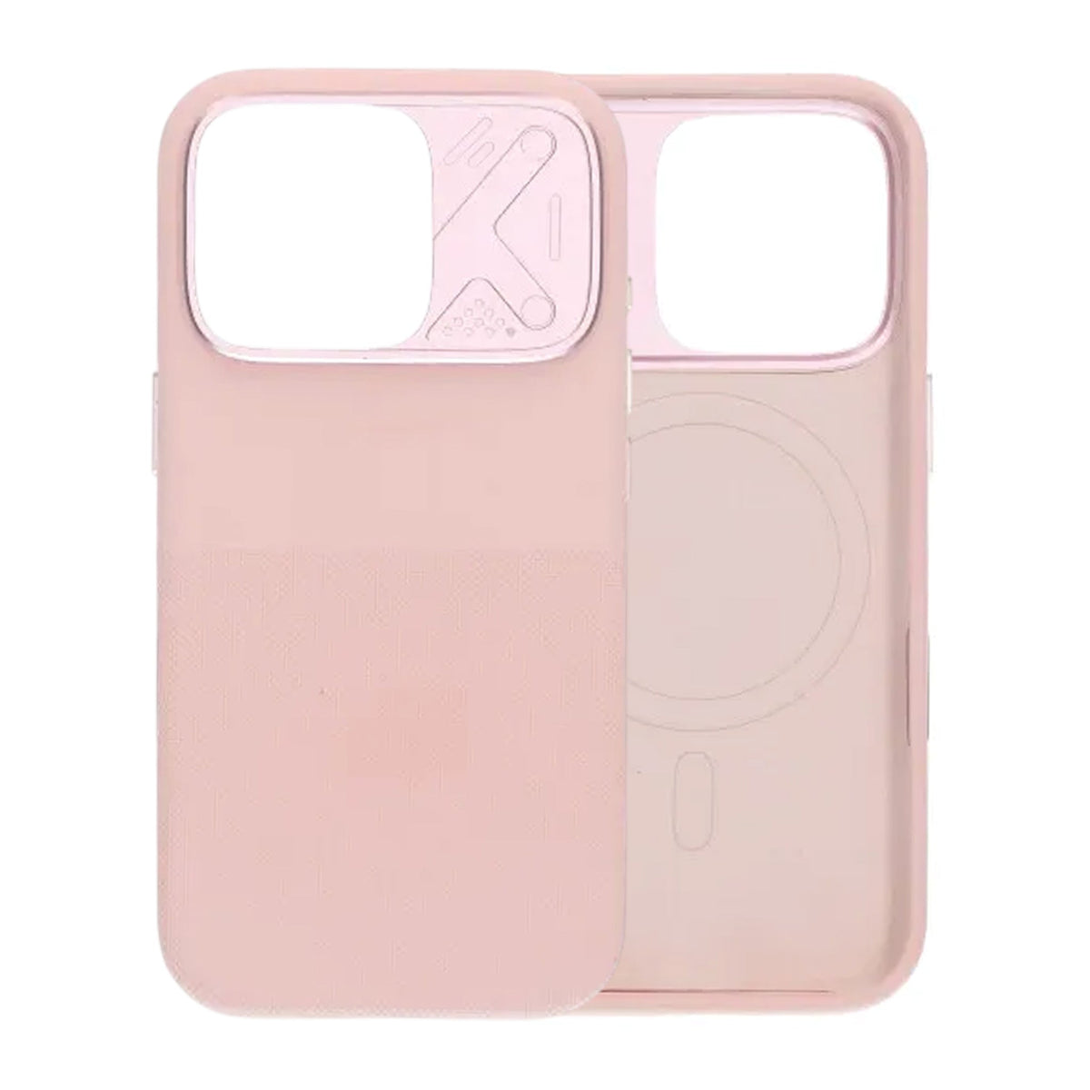 iPhone 16 Pro Cover Silikone Kamerabeskyttelse MagSafe Lyserød