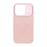 iPhone 16 Pro Cover Silikone Kamerabeskyttelse MagSafe Lyserød