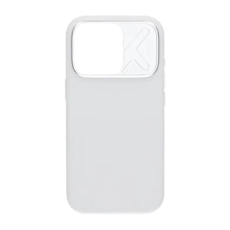 iPhone 16 Pro Cover Silikone Kamerabeskyttelse MagSafe Hvid