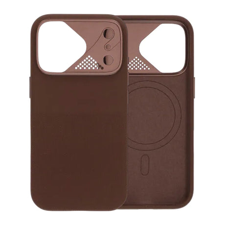 iPhone 17 Pro Cover Silikone Kamerabeskyttelse MagSafe Brun