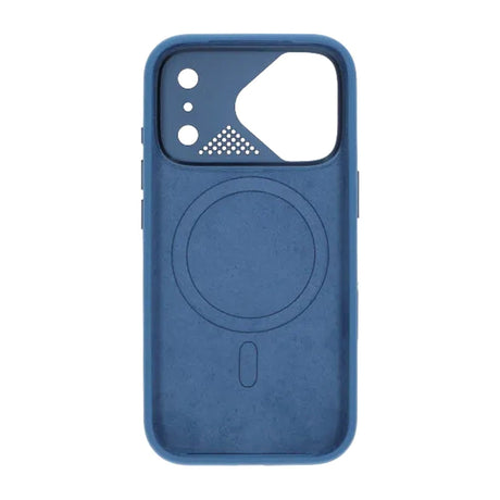 iPhone 17 Pro Max Cover Silikone Kamerabeskyttelse MagSafe Blå