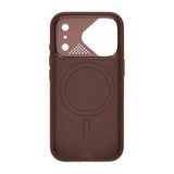 iPhone 17 Pro Max Cover Silikone Kamerabeskyttelse MagSafe Brun