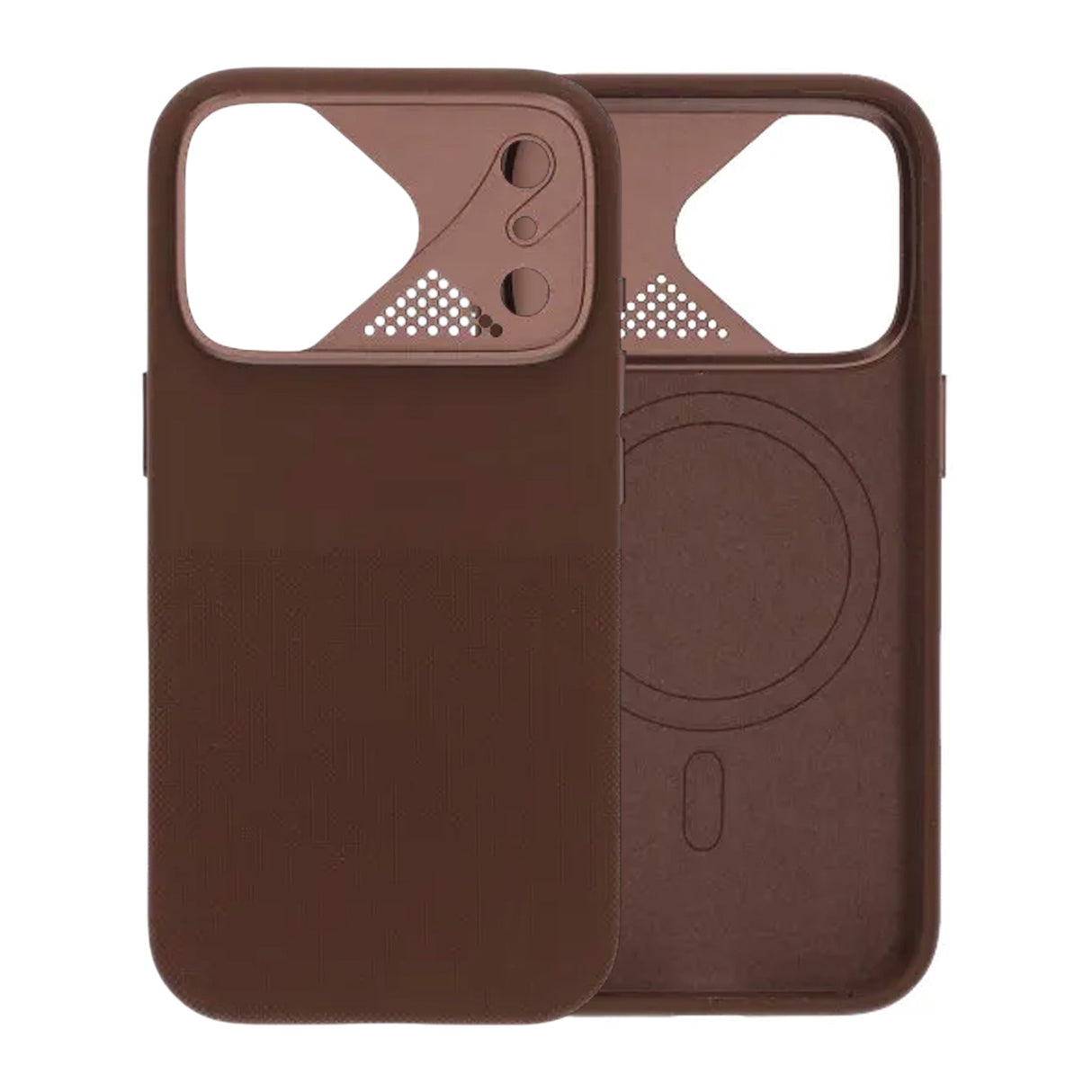 iPhone 17 Pro Max Cover Silikone Kamerabeskyttelse MagSafe Brun