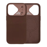 iPhone 17 Pro Max Cover Silikone Kamerabeskyttelse MagSafe Brun