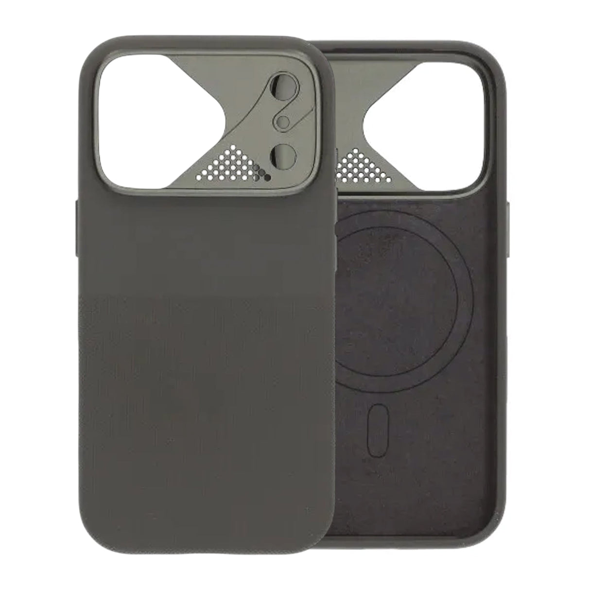 iPhone 17 Pro Max Cover Silikone Kamerabeskyttelse MagSafe Grå