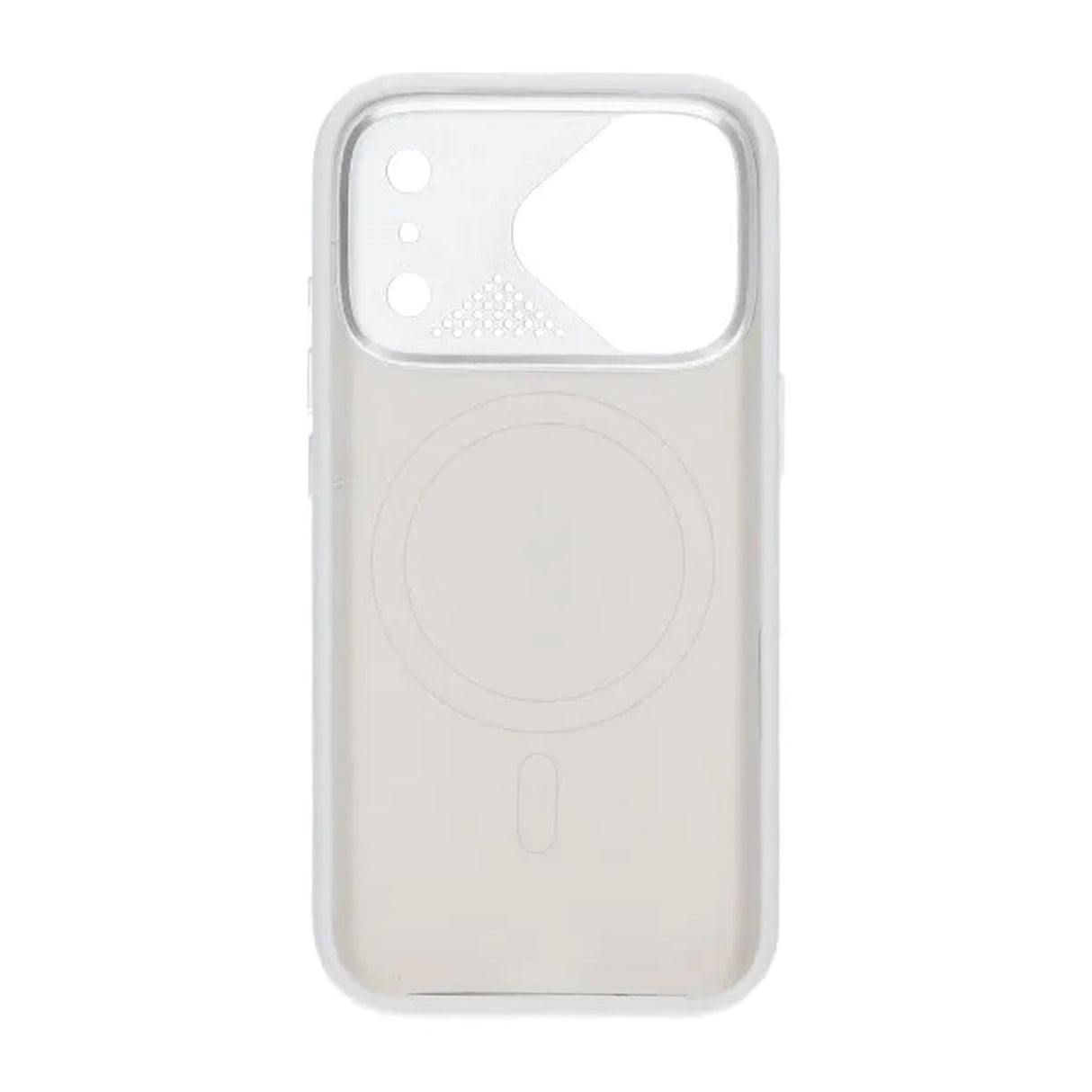 iPhone 17 Pro Max Cover Silikone Kamerabeskyttelse MagSafe Hvid