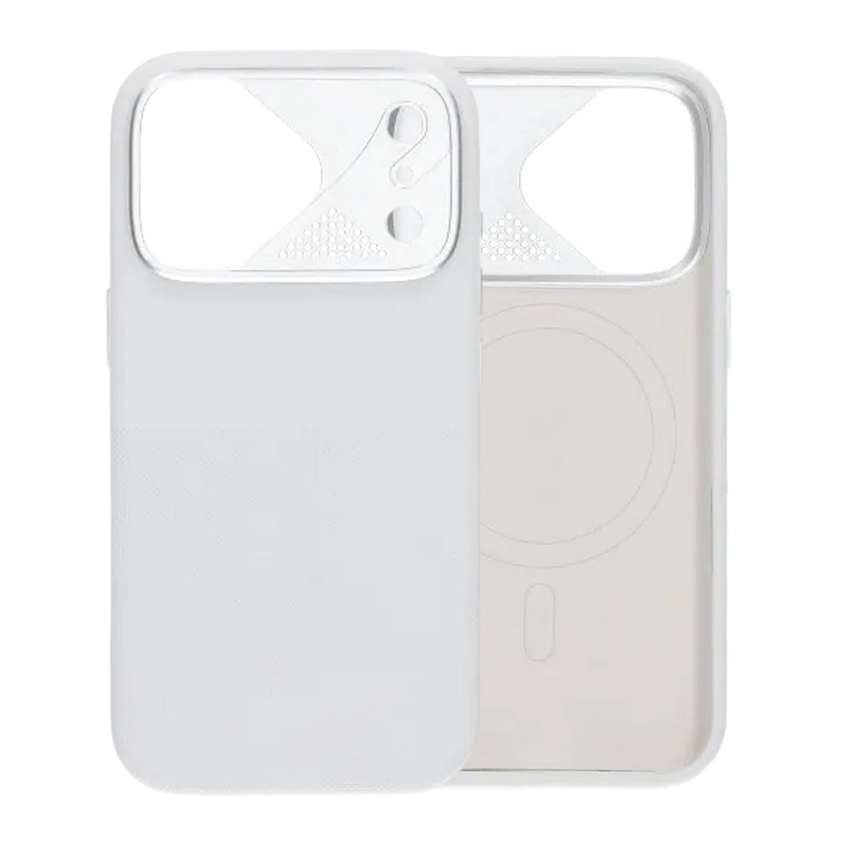 iPhone 17 Pro Max Cover Silikone Kamerabeskyttelse MagSafe Hvid