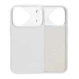 iPhone 17 Pro Max Cover Silikone Kamerabeskyttelse MagSafe Hvid