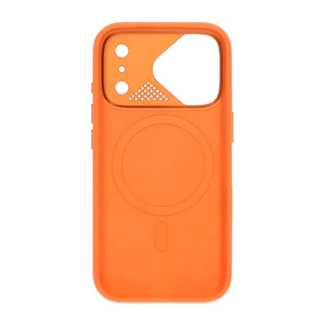 iPhone 17 Pro Cover Silikone Kamerabeskyttelse MagSafe Orange