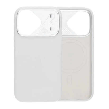 iPhone 17 Pro Cover Silikone Kamerabeskyttelse MagSafe Hvid