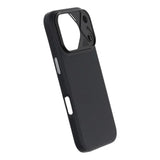 iPhone 17 Pro Cover Kulfibermønster MagSafe Sort