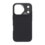 iPhone 17 Pro Cover Kulfibermønster MagSafe Sort