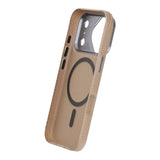iPhone 17 Pro Max Cover Kulfibermønster MagSafe Beige