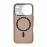 iPhone 17 Pro Max Cover Kulfibermønster MagSafe Beige