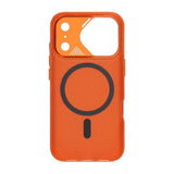 iPhone 17 Pro Cover Kulfibermønster MagSafe Orange