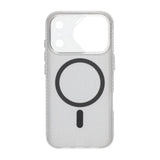 iPhone 17 Pro Cover Kulfibermønster MagSafe Sølv