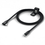 Satechi Vinklet Data- og opladerkabel USB-C 1m Sort