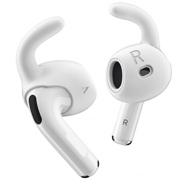 KeyBudz AirPods 4 EarBuddyz Ear Hooks Hvid