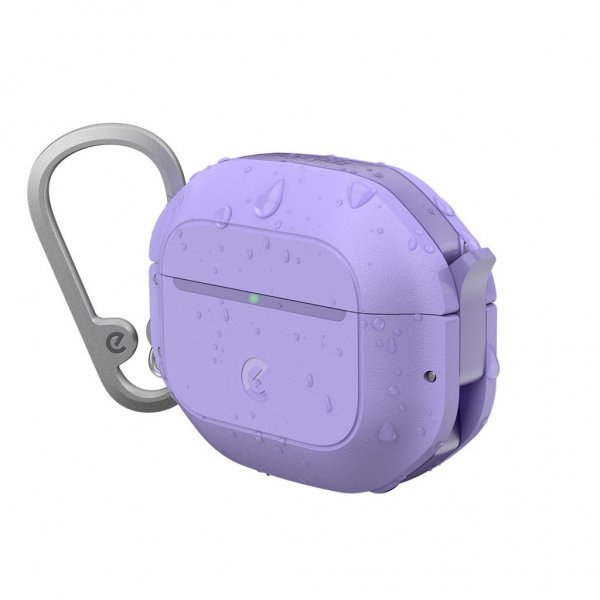 KeyBudz AirPods 4 Cover ElementProof Series Wild Lavender