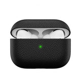 KeyBudz AirPods Pro Cover PodSkinz Ægte Læder Sort