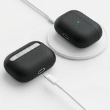 KeyBudz AirPods Pro Cover PodSkinz Ægte Læder Sort