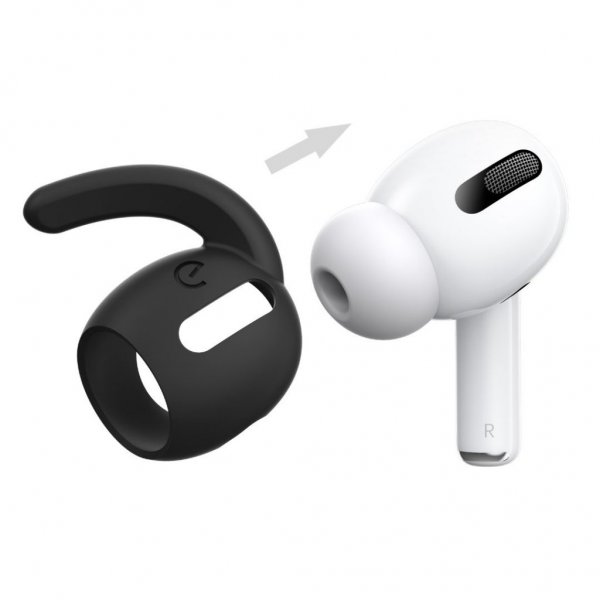 KeyBudz AirPods Pro EarBuddyz Ørekroge Sort