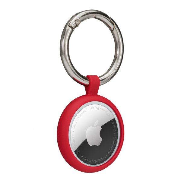 dbramante1928 Apple AirTag Holder Greenland Nøglering Candy Red