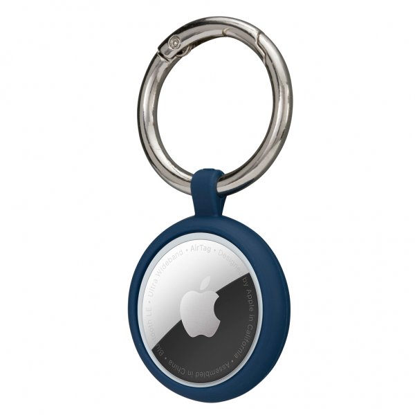dbramante1928 Apple AirTag-holder Greenland Key Ring Pacific Blue
