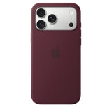 Apple Original iPhone 18 Pro Max Cover i silikone med MagSafe Burgundy
