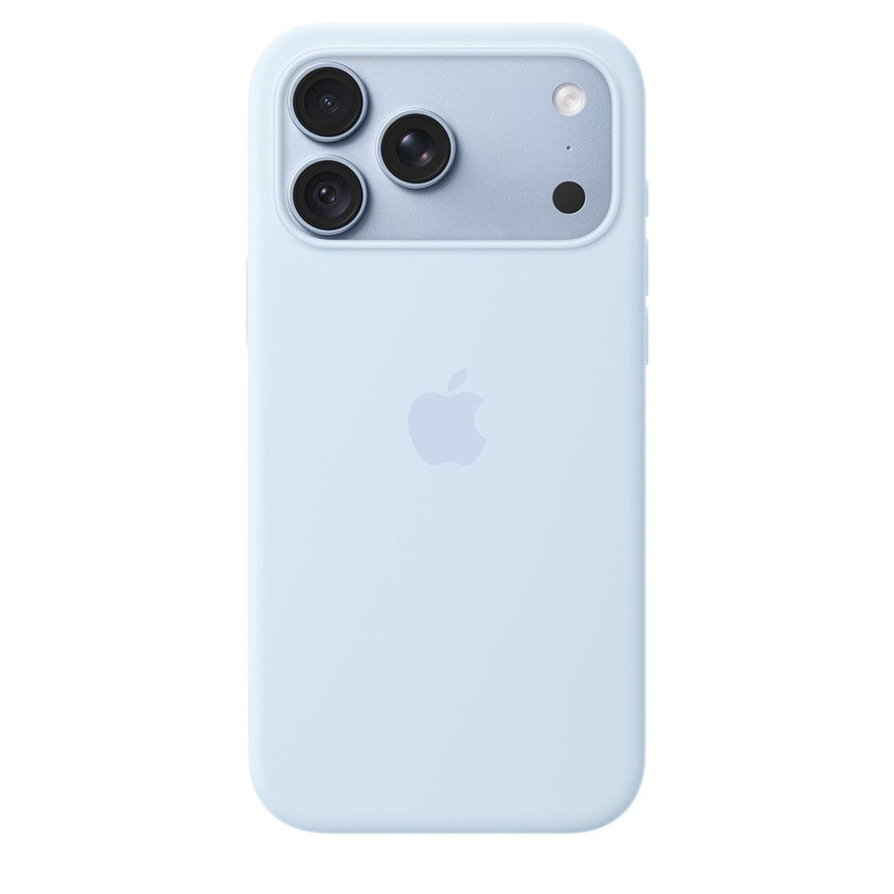 Apple Original iPhone 18 Pro Max Cover i silikone MagSafe klar blå