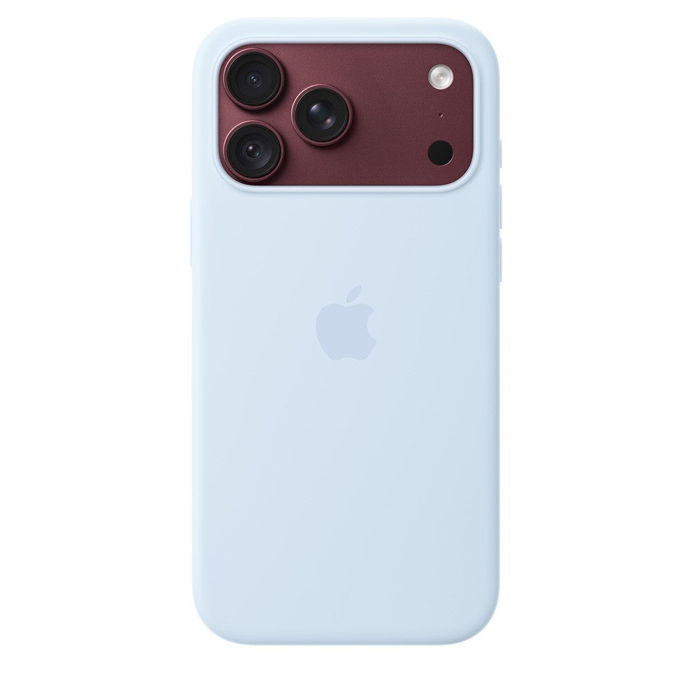 Apple Original iPhone 18 Pro Max Cover i silikone MagSafe klar blå
