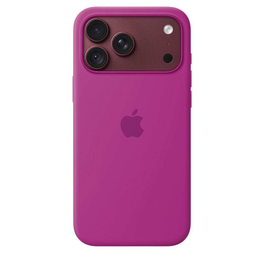 Apple Original iPhone 18 Pro Max Cover i silikone med MagSafe Magenta