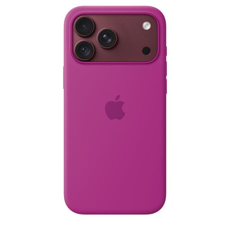 Apple Original iPhone 18 Pro Max Cover i silikone med MagSafe Magenta