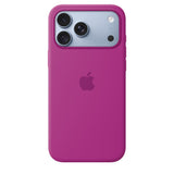 Apple Original iPhone 18 Pro Max Cover i silikone med MagSafe Magenta