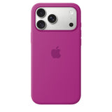 Apple Original iPhone 18 Pro Max Cover i silikone med MagSafe Magenta