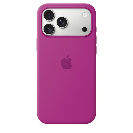 Apple Original iPhone 18 Pro Max Cover i silikone med MagSafe Magenta