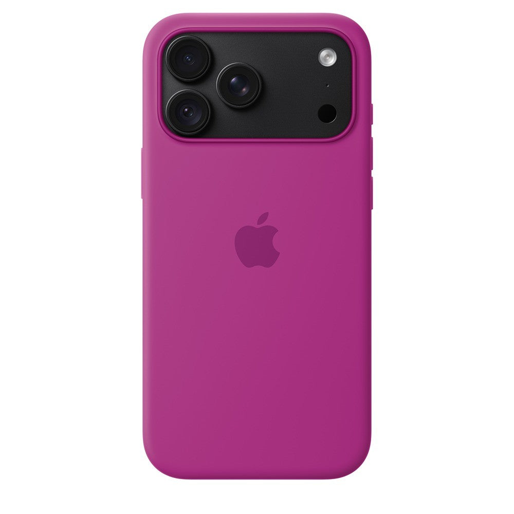 Apple Original iPhone 18 Pro Max Cover i silikone med MagSafe Magenta
