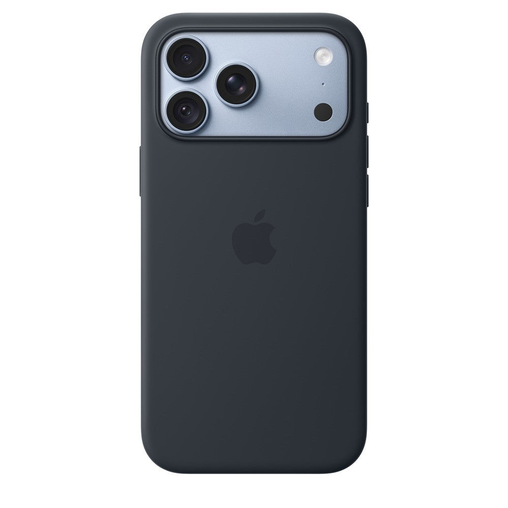 Apple Original iPhone 18 Pro Max Cover i silikone MagSafe marineblå
