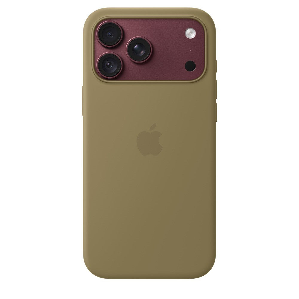 Apple Original iPhone 18 Pro Max Cover i silikone med MagSafe Olive