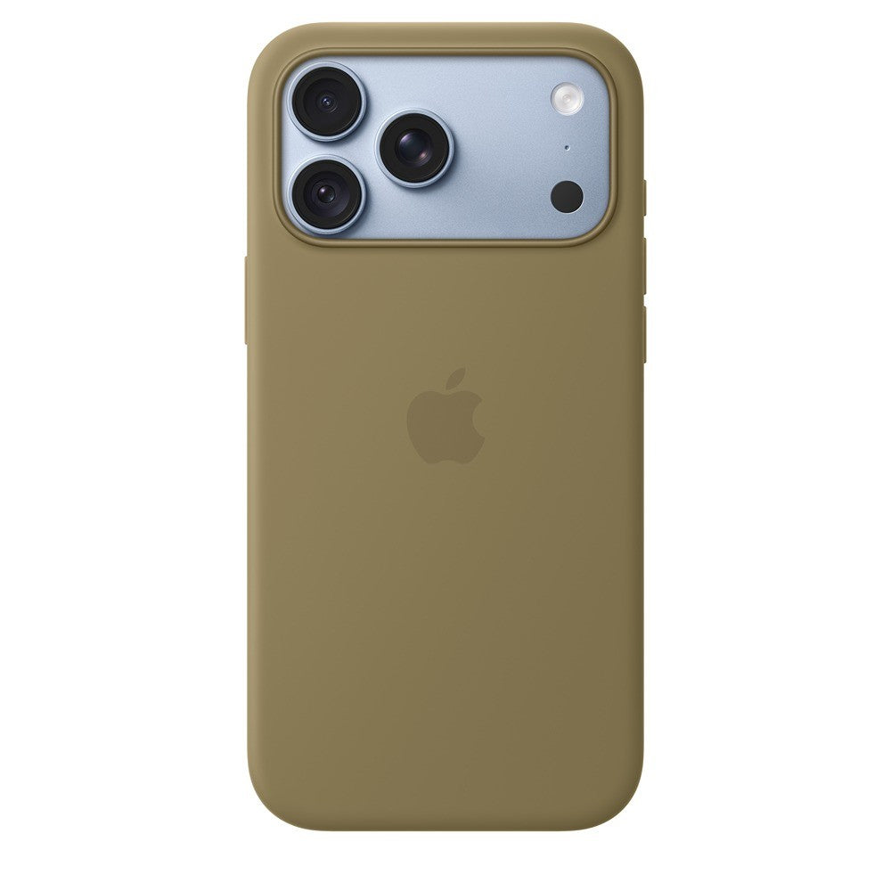 Apple Original iPhone 18 Pro Max Cover i silikone med MagSafe Olive