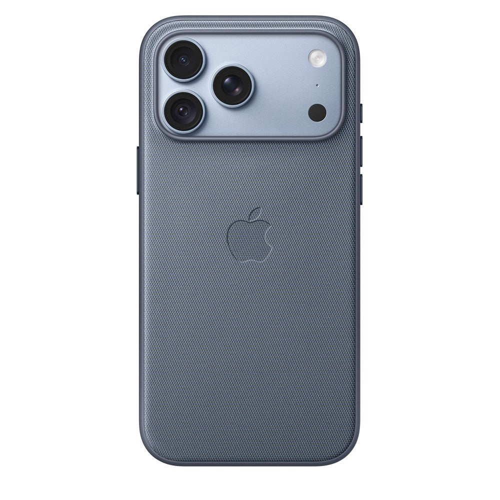 Apple Original iPhone 18 Pro Max Cover TechWoven MagSafe Chambrayblå