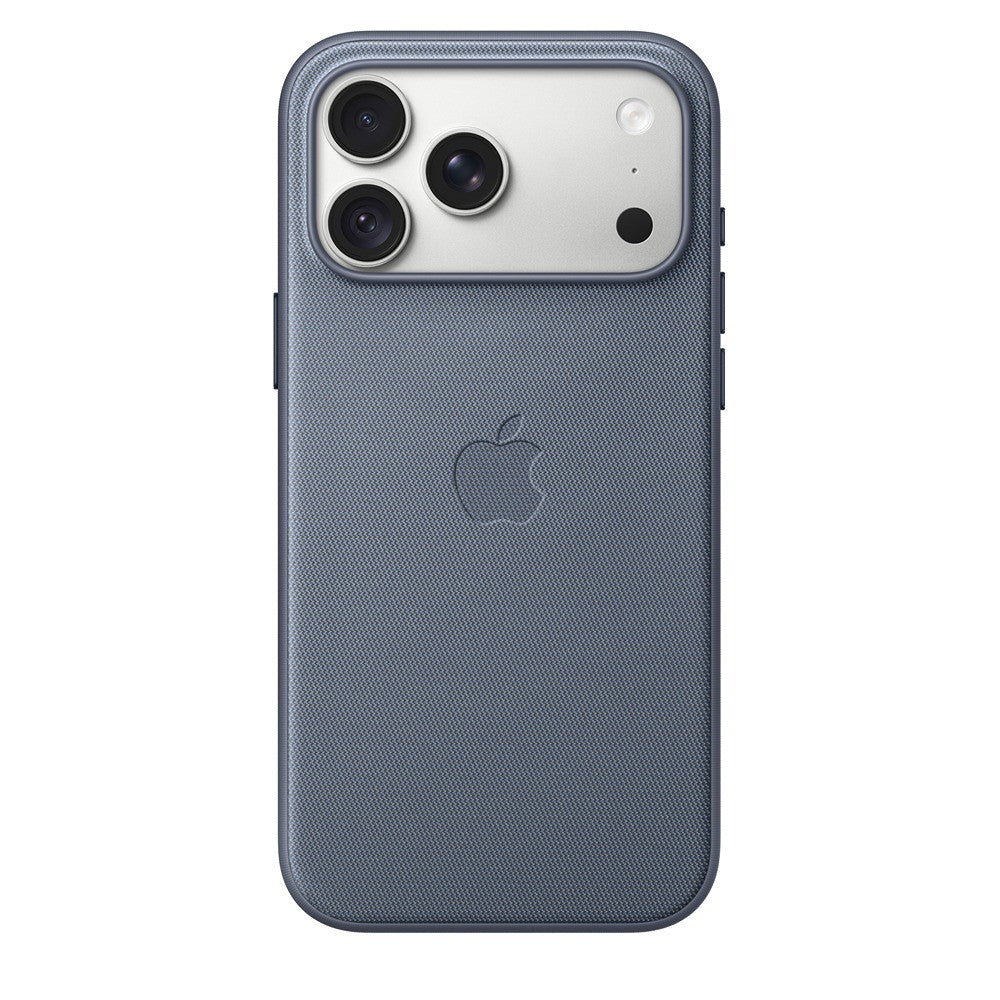 Apple Original iPhone 18 Pro Max Cover TechWoven MagSafe Chambrayblå