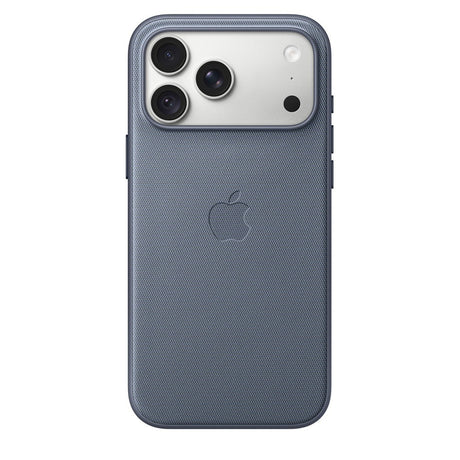 Apple Original iPhone 18 Pro Max Cover TechWoven MagSafe Chambrayblå