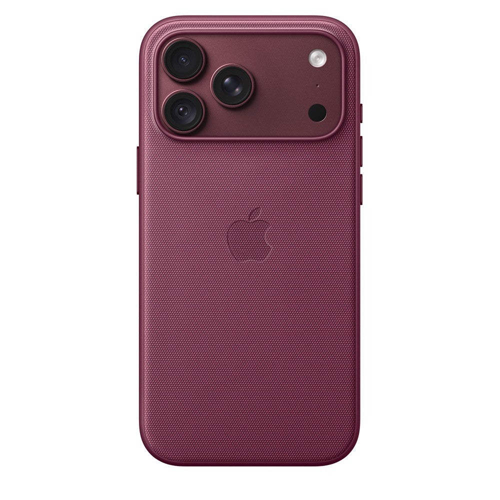Apple Original iPhone 18 Pro Max Cover TechWoven MagSafe morbærrød