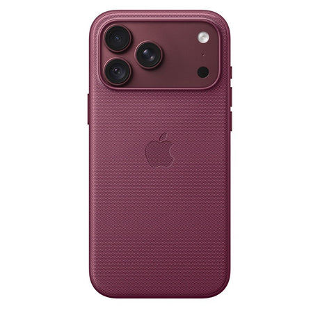 Apple Original iPhone 18 Pro Max Cover TechWoven MagSafe morbærrød