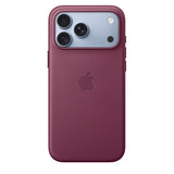 Apple Original iPhone 18 Pro Max Cover TechWoven MagSafe morbærrød