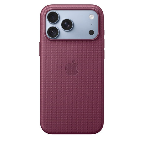 Apple Original iPhone 18 Pro Max Cover TechWoven MagSafe morbærrød