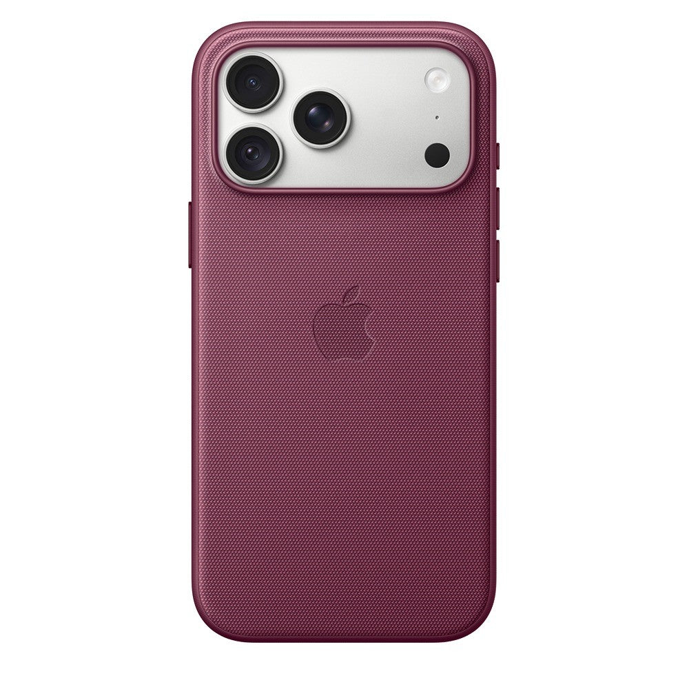 Apple Original iPhone 18 Pro Max Cover TechWoven MagSafe morbærrød