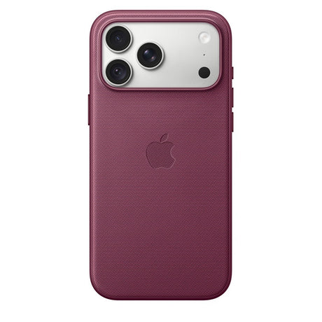Apple Original iPhone 18 Pro Max Cover TechWoven MagSafe morbærrød